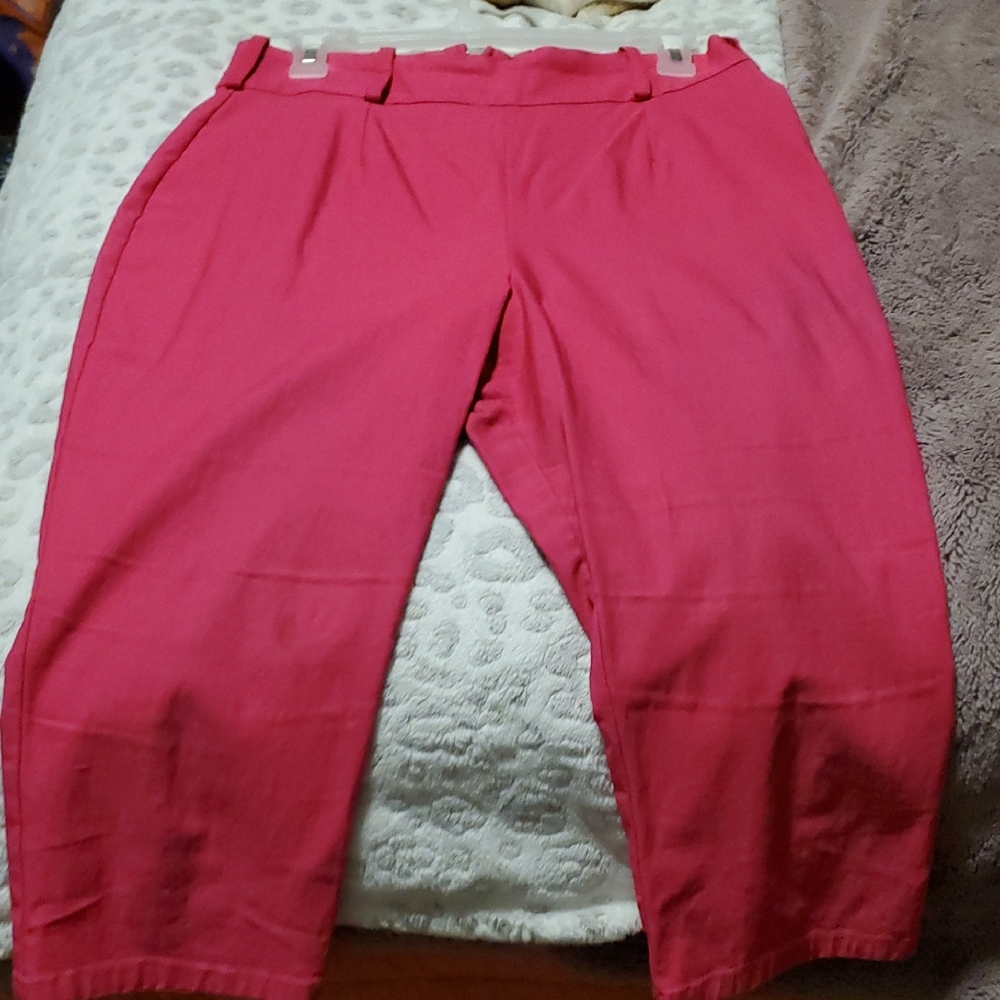 DEADLY DAMES PINK CAPRIS XL